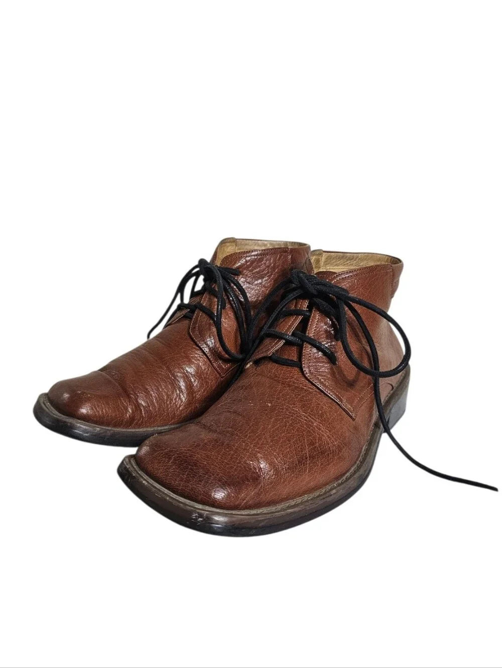 Borgesi Beverly Hills Collection Dress Chukka Boots Men’s EU 41 Brown Leather